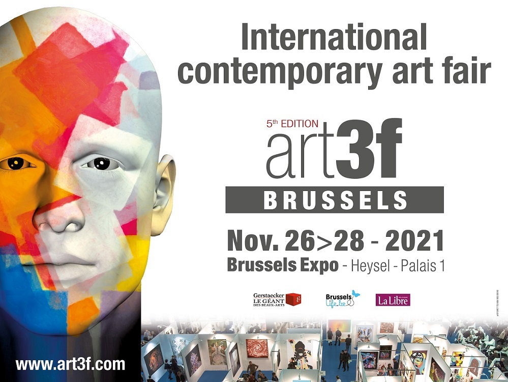Marieluise Bantel war auf der internationalen Messe art3f Brüssel vertreten